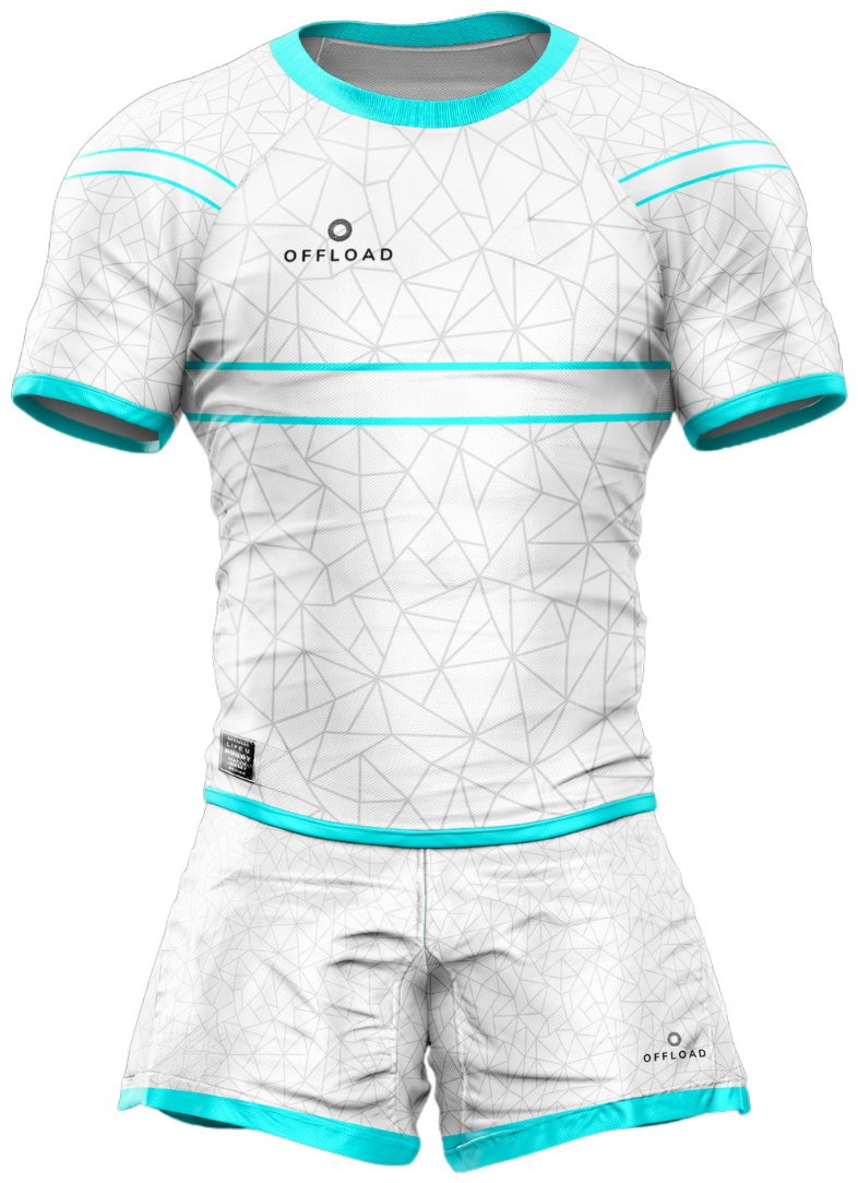 Offload custom white rugby kit